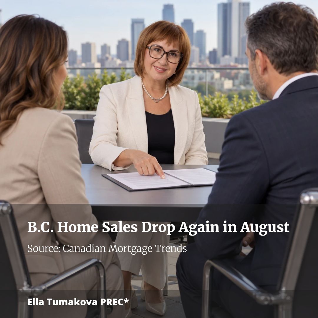 B.C. Home Market Shows Signs of Gradual Recovery in August